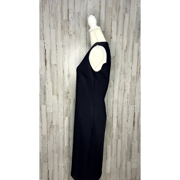 NWT J.McLaughlin Women's Barry Dress Black Sheath Knee Length Size Small - Picture 5 of 8